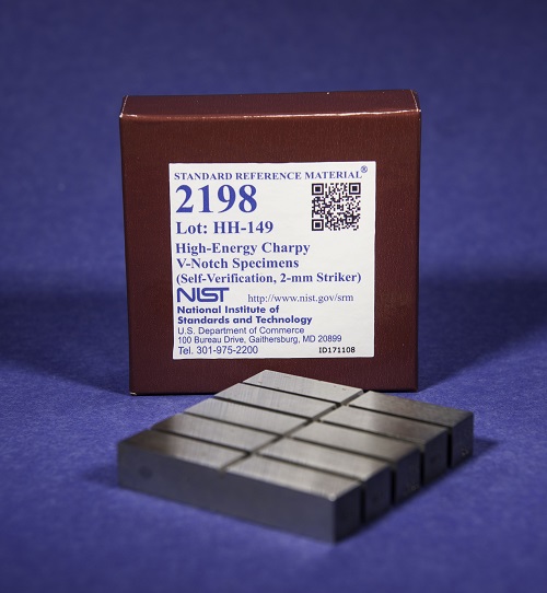 2198-01-500.jpg SRM 2198 高能量夏比V型标本 NIST标准品